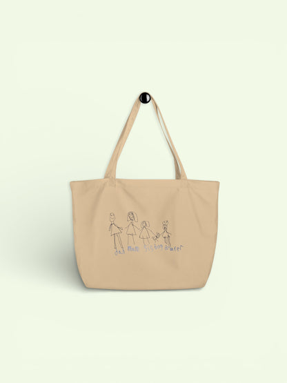 Custom Large Eco Tote Bag- Child’s Artwork
