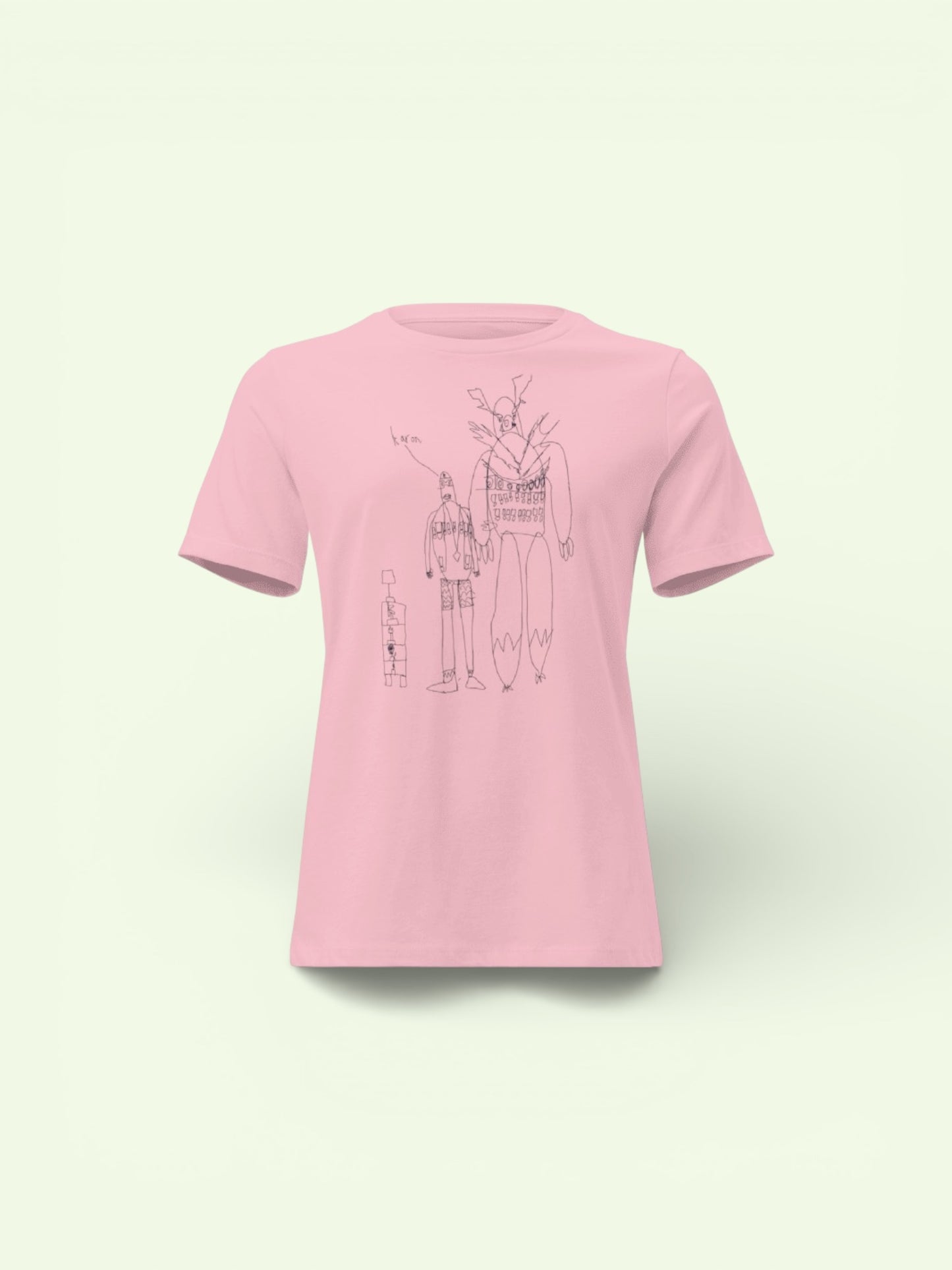 Custom Women's Relaxed T-Shirt- Child’s Artwork