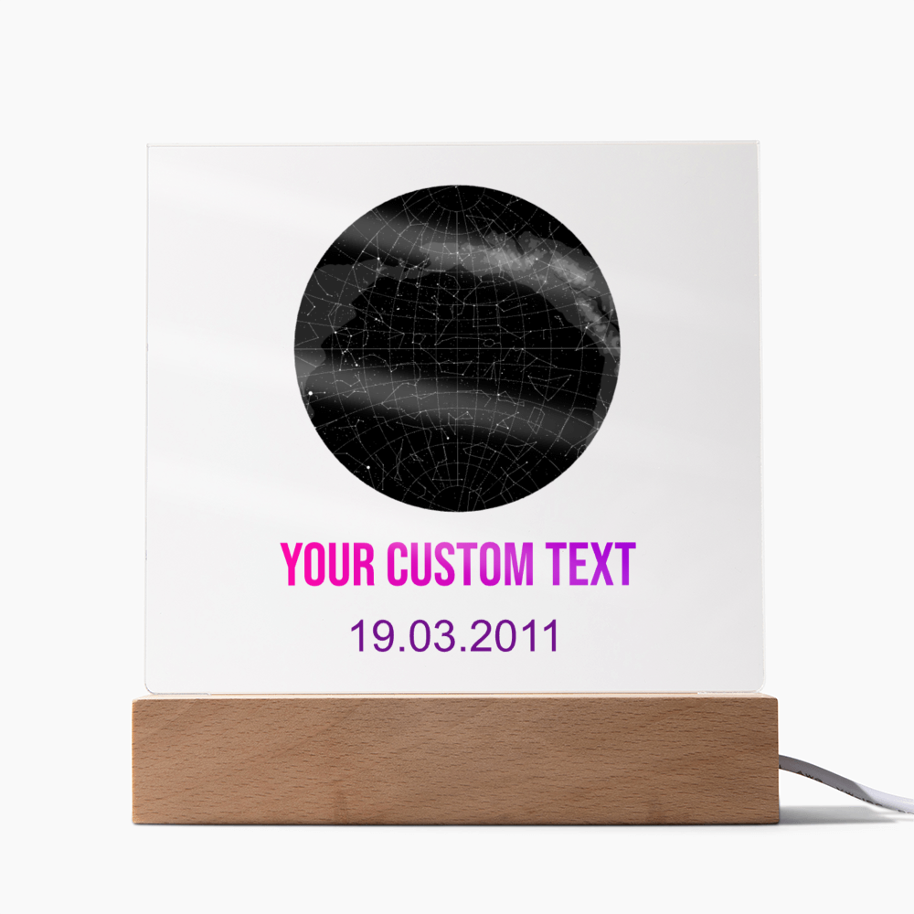 Custom Acrylic Plaque- Star Constellations