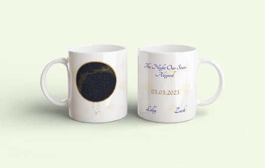 Custom Mug- Star Constellation Navy Star
