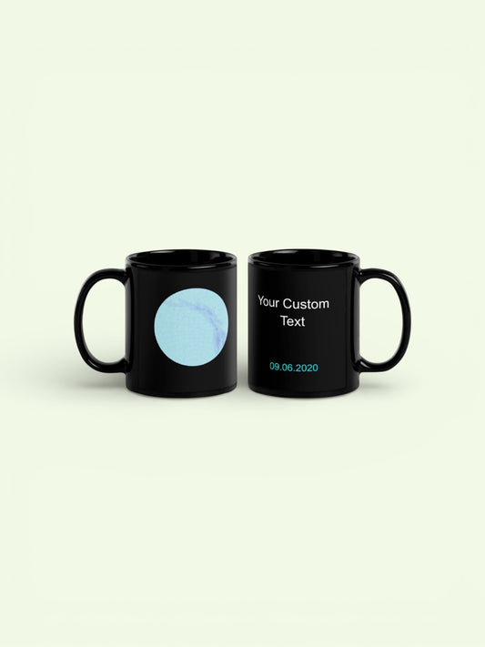 Custom Black Mug- Star Constellation